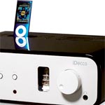 Integrated amplifier with direct-digital iPod dock