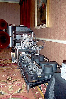 A plethora of BAT&nbsp;product atop Grand Prix Audio racks