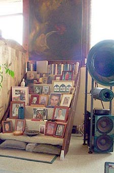 the stairs altar
